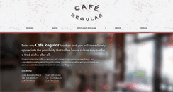 Desktop Screenshot of caferegular.com